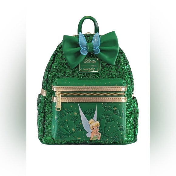 ❤️ HOST PICK ❤️ Tinkerbell Green Sequin Mini Double Strap Shoulder Bag - Picture 2 of 11